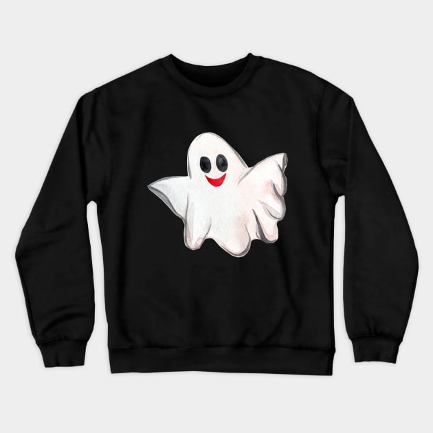 Happy ghost Crewneck Sweatshirt by DreamLoudArt